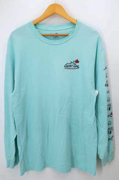 QUIET LIFE(クワイエットライフ) 袖プリントロングスリーブTシャツ メンズ トップス