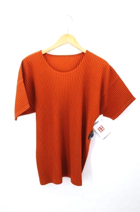 HOMME PLISSÉ ISSEY MIYAKE（オムプリッセ イッセイミヤケ） 19SS プリーツ丸首半袖シャツ メンズ トップス