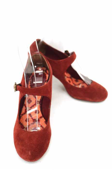 ANNA SUI （アナスイ） ストラップスウェードパンプス レディース シューズ