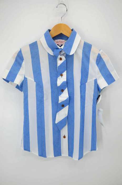 Vivienne Westwood RED LABEL (ヴィヴィアンウエストウッドレッドレーベル) ラウンドカラーフリルボタンシャツ レディース トップス