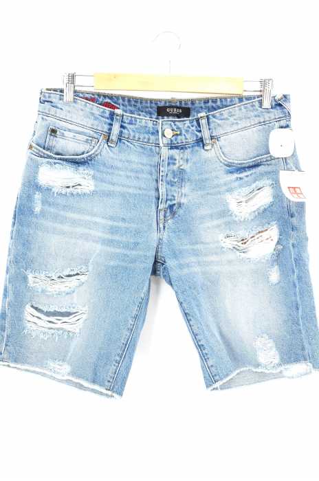 GUESS（ゲス） ダメージ加工 デニムショーツ メンズ パンツ