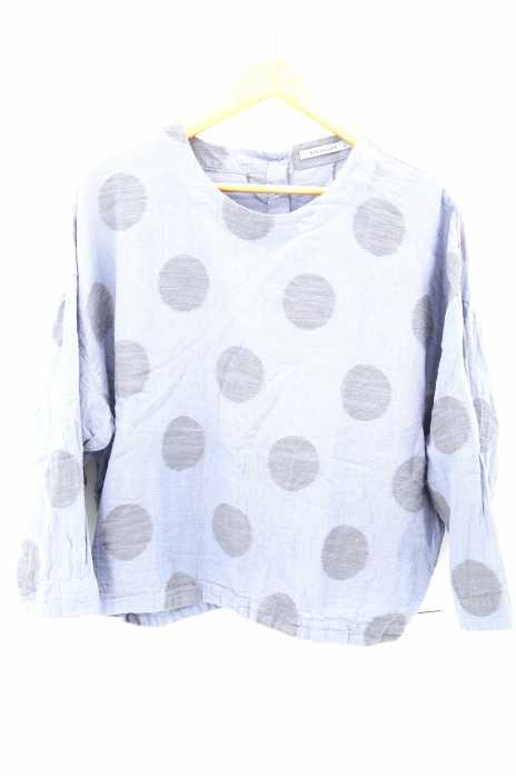 Sun Valley(サンバレー) バックボタンドットカットソー レディース トップス
