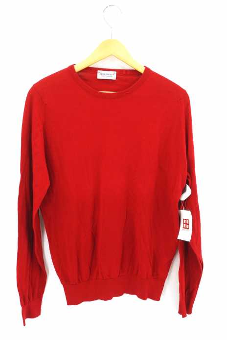 JOHN SMEDLEY（ジョンスメドレー） クルーネックコットンニット メンズ トップス