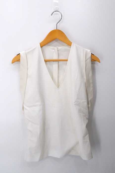 Martin Margiela（マルタンマルジェラ） 14SS バックジップ Vネックブラウス レディース トップス