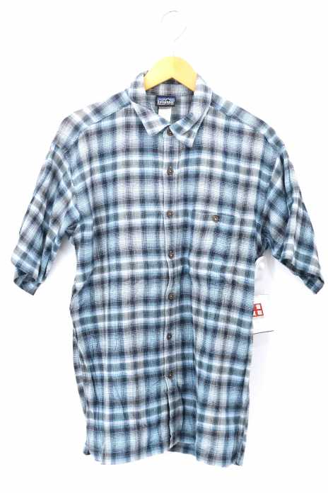 patagonia（パタゴニア） オーガニックコットン チェック柄半袖シャツ メンズ トップス