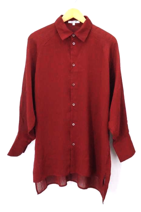 moussy（マウジー） CREPE LOOSE LONG SHIRT レディース トップス