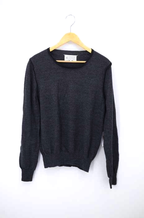 Maison Margiela（メゾンマルジェラ） 19AW インサイドアウトデザインクルーネックニット メンズ トップス