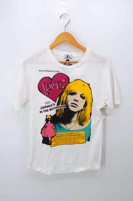HYSTERIC GLAMOUR（ヒステリックグラマー） CL FROM HOLLYWOOD USA Pt T-SH S Tee コートニーラブプリントTシャツ メンズ トップス