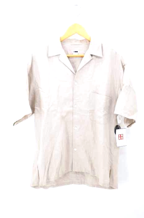 H BEAUTY&YOUTH UNITED ARROWS（エイチビューティーアンドユースユナイテッドアローズ） OPEN COLLAR SHORT SLEEVE SHIRT メンズ トップス