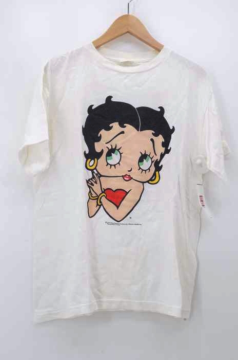 USED古着（ユーズドフルギ） 1994年コピーライト Betty Boop 両面キャラクタープリントTシャツ メンズ トップス