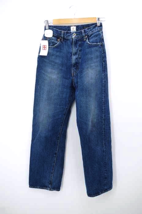 6（ROKU） BEAUTY＆YOUTH UNITED ARROWS（ロクビューティーアンドユースユナイテッドアローズ） time machine USED加工ジップフライハイウエストデニムパンツ レディース パンツ