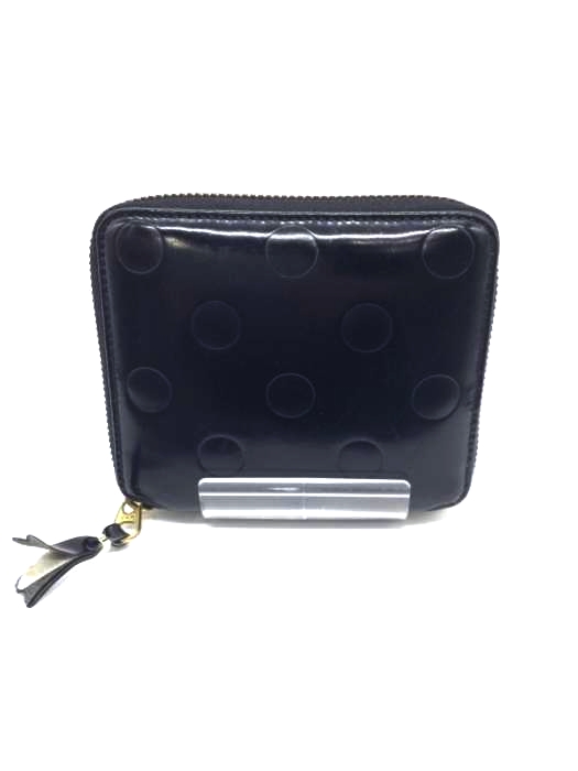 COMME des GARCONS（コムデギャルソン） POLKA DOTS EMBOSSED ラウンドファスナー財布 レディース 財布・ケース