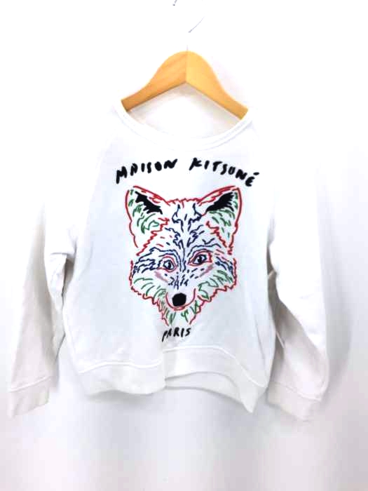 maison kitsune（メゾンキツネ） キツネ刺繍 スウェット レディース トップス