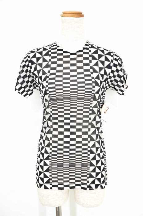 COMME des GARCONS (コムデギャルソン) 総柄クルーネックレースカットソー レディース トップス