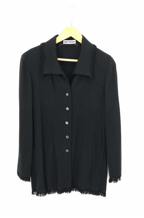 ISSEY MIYAKE（イッセイミヤケ） フリンジ シャツジャケット レディース アウター