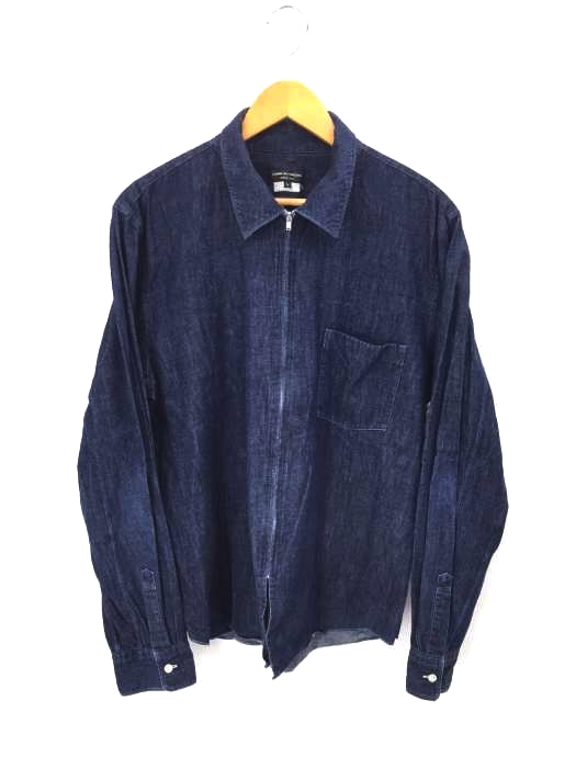 COMME des GARCONS HOMME PLUS(コムデギャルソンオムプリュス) AD2001 デニムジップシャツ メンズ アウター
