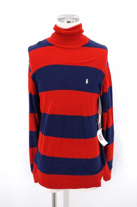 Polo by RALPH LAUREN （ポロバイラルフローレン） ボーダータートルネックカットソー メンズ トップス