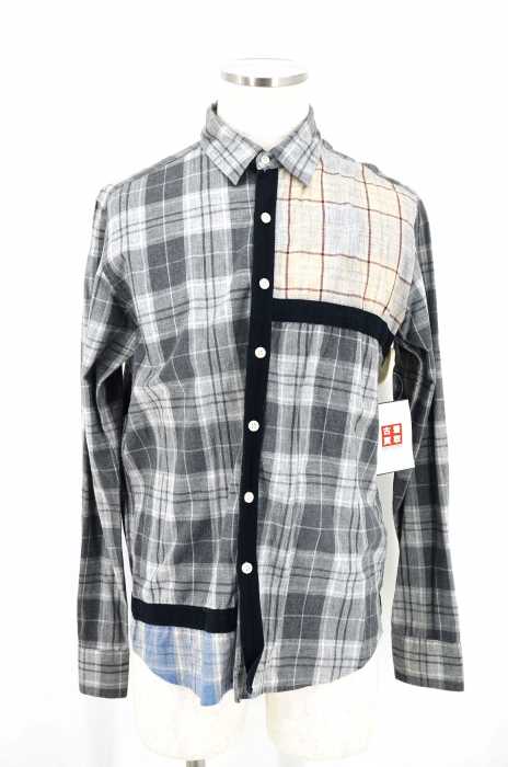 CASH CA（カシュカ） MONDRIAN MADRAS SHIRT メンズ トップス