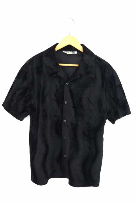 NINE DEEP （） ビッグシルエットパイル半袖シャツ メンズ トップス