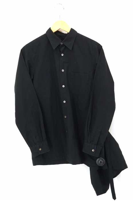 tricot COMME des GARCONS (トリココムデギャルソン) AD1998 巻きスカート加工 ボタンシャツ レディース トップス