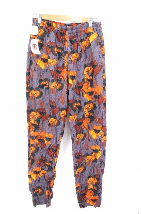 Noise Maker ノイズメーカー 19ss クラッシュプリーツ花柄パンツ メンズ パンツ ブランド古着買取販売バズストア