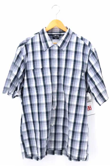 Stussy（ステューシー） ブロックチェック半袖シャツ メンズ トップス