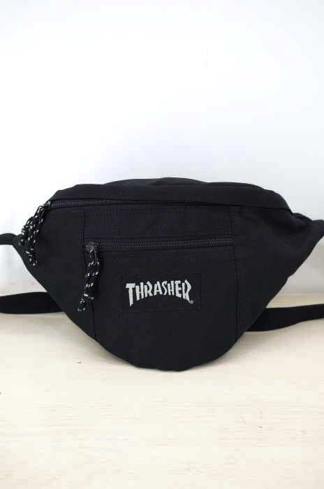 THRASHER（スラッシャー） ロゴ ウエストバッグ メンズ バッグ