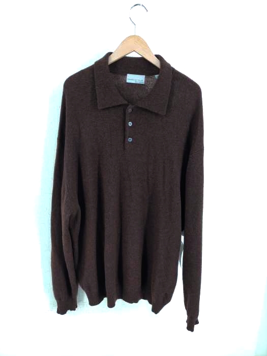 USED古着（ユーズドフルギ） AMERICAN BLUE カシミヤ100 ニットポロ メンズ トップス