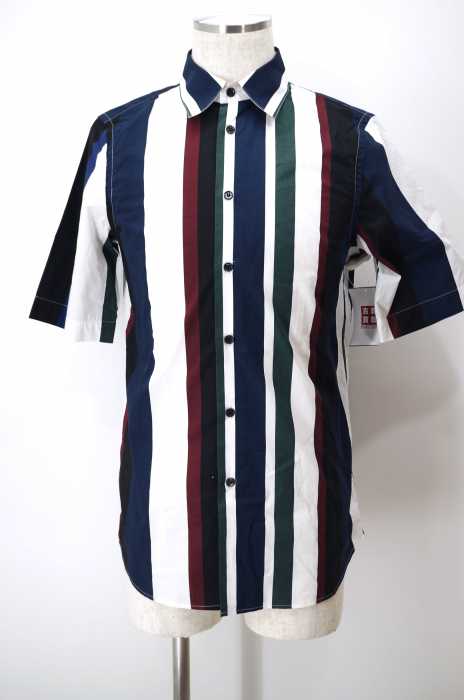 MARNI（マルニ） 15SS　半袖ストライプシャツ メンズ トップス