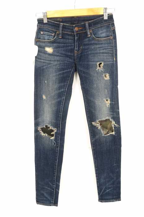 DENIM & SUPPLY RALPH LAUREN （デニムアンドサプライ ラルフローレン） ダメージ加工デニムスキニーパンツ レディース パンツ