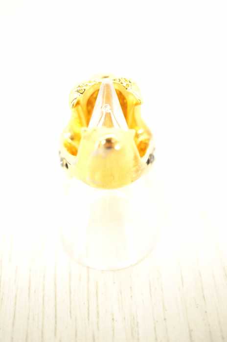 USED （ブランド不明） 豹モチーフリング レディース アクセサリー