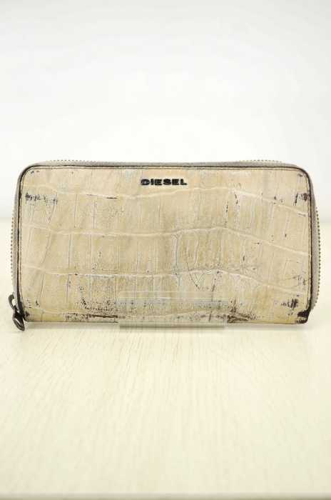 DIESEL （ディーゼル） ラウンドジップレザーロングウォレット メンズ 財布・ケース