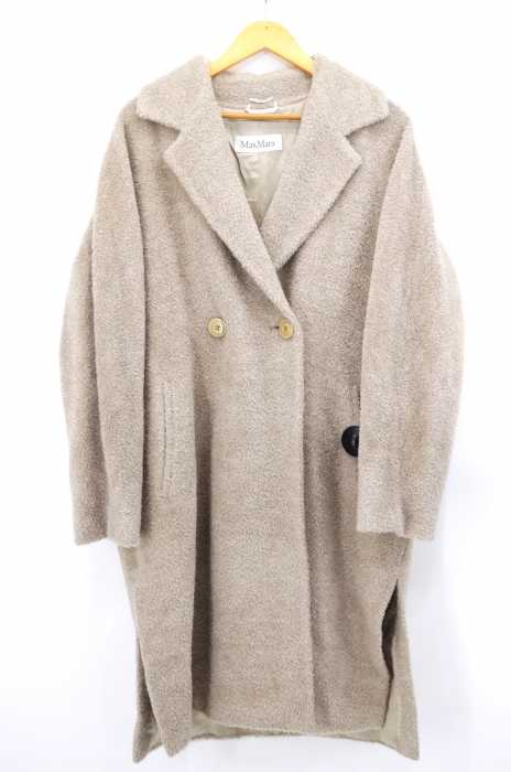 MAX MARA （マックスマーラ） アルパカ混 ダブルチェスターコート レディース アウター
