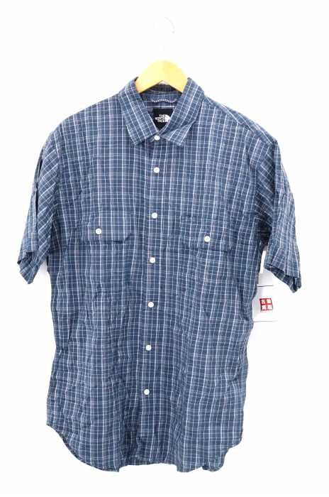 THE NORTH FACE（ザノースフェイス） S/S VENTILATION SHIRT フラップポケット チェック柄半袖シャツ メンズ トップス