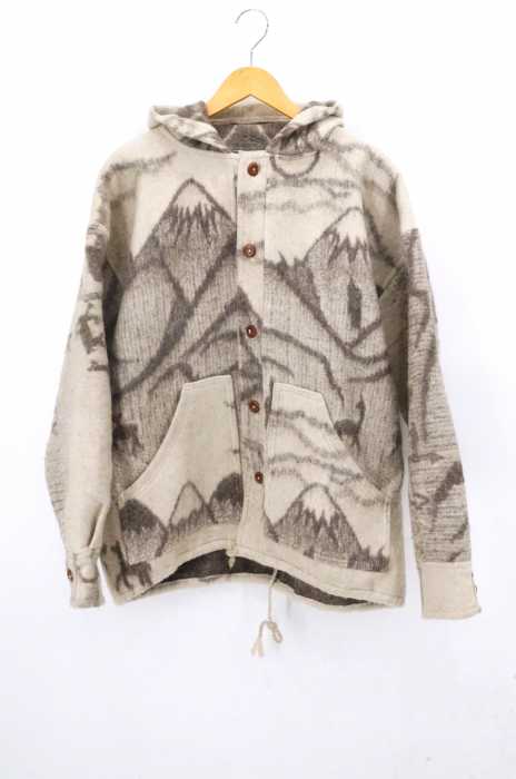 USED古着(ユーズドフルギ) ノルディック柄 ウールジャケット メンズ アウター