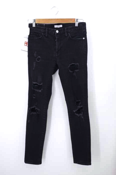 WHEIR（ウェア） クラッシュ加工ストレッチスキニーパンツ レディース パンツ