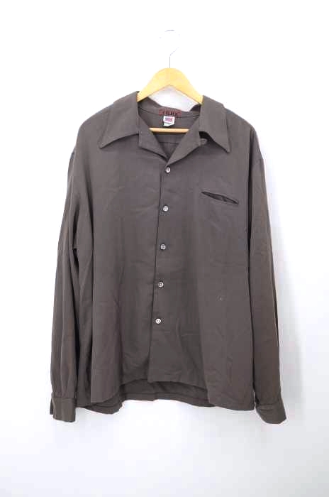 USED古着(ユーズドフルギ) GRILGEY USA製 開襟シャツ メンズ トップス