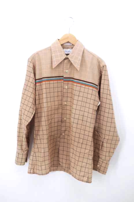 USED古着(ユーズドフルギ) 70S チェックシャツ メンズ トップス