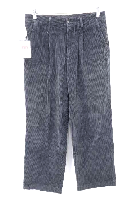 RICCARDO METHA(リカルドメッサ) WIDE CORDUROY 1TUCK PANTS 太畝 コーデュロイパンツ メンズ パンツ