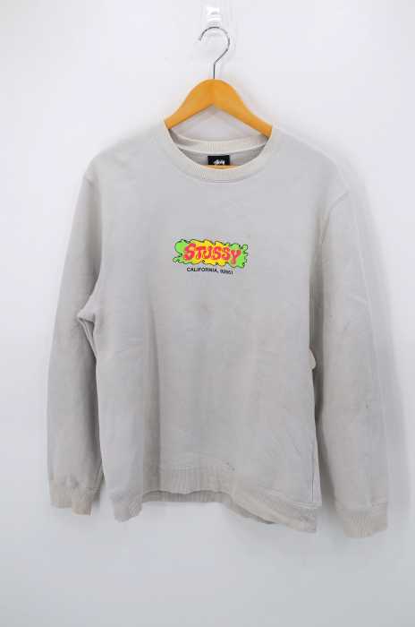 STUSSY （ステューシー） プリントクルーネックスウェット メンズ トップス
