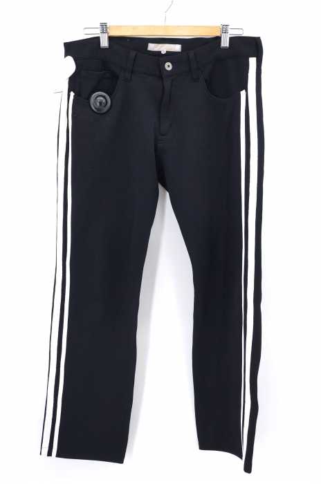 JUNYA WATANABE COMME des GARCONS MAN(ジュンヤワタナベコムデギャルソンマン) AD2006 07SS 製品染め サイドラインジップアップパンツ トラックパンツ レディース パンツ