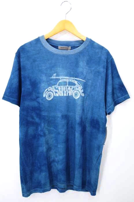 CASHYAGE（カシヤージュ） カシミヤムラ染めニットTシャツ メンズ トップス
