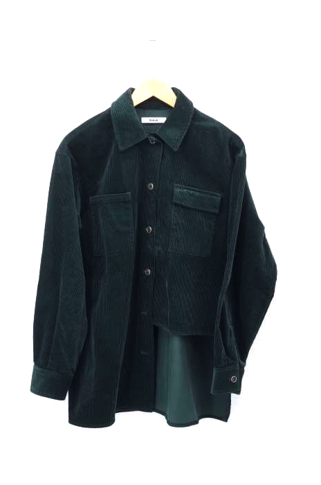 RUKAHI（ルカヒ） ASYMMETTRYC CORDUROY SHIRT 変形コーデュロイカバーオール レディース アウター