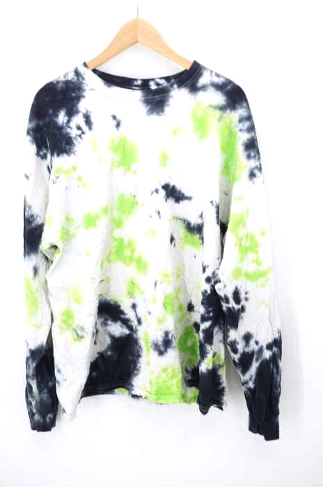 10Deep(テンディープ) USA製 タイダイ染め バックプリント ロングスリーブTシャツ メンズ トップス
