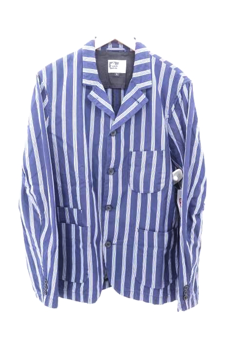 Engineered Garments(エンジニアードガーメンツ) ストライプ柄4Bシングルジャケット メンズ アウター