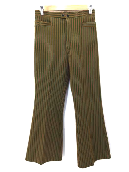 USED古着(ユーズドフルギ) 70S ストライプ イージーフレアパンツ レディース パンツ