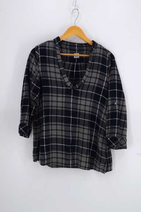 AMERICAN RAG CIE（アメリカンラグシー） チェック柄スキッパーシャツ レディース トップス