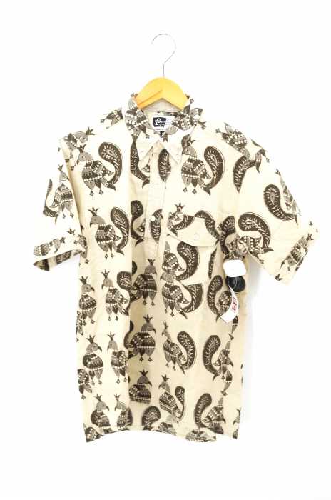 Engineered Garments (エンジニアードガーメンツ) ハーフボタン 総柄シャツ メンズ トップス