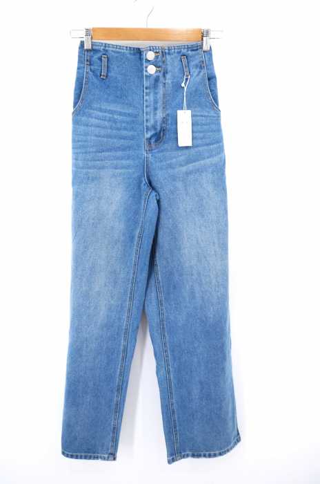INGNI（イング） ハイウエストデニムワイドパンツ レディース パンツ