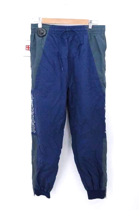 DESCENDANT(ディセンタント) 19SS サイトロゴ2トーンナイロントラックパンツ TERRACE NYLON PANTS メンズ パンツ